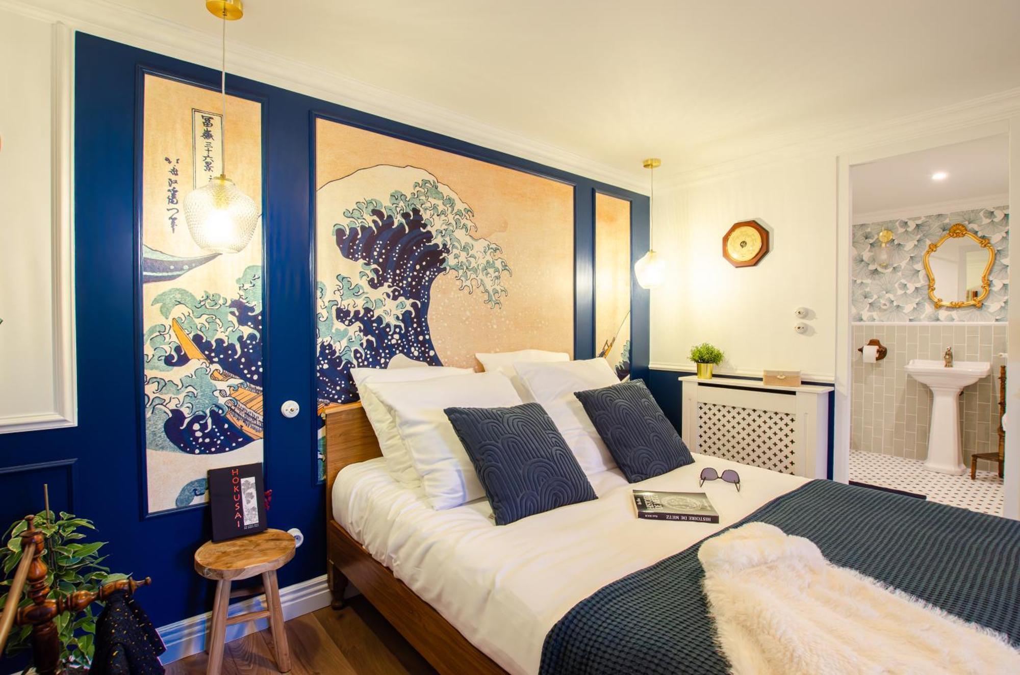 Appartamento The Great Wave, Avec Terrasse Et Stationnement Ban-Saint-Martin Esterno foto